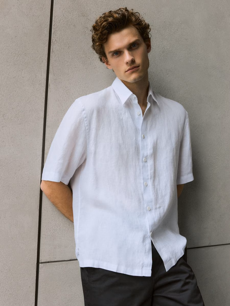 Oversized Linen Shirt