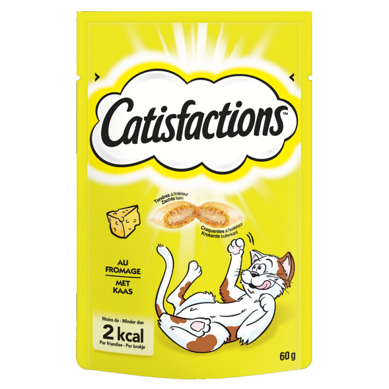 Friandise pour chat au fromage 0,06 kg CATISFACTIONS