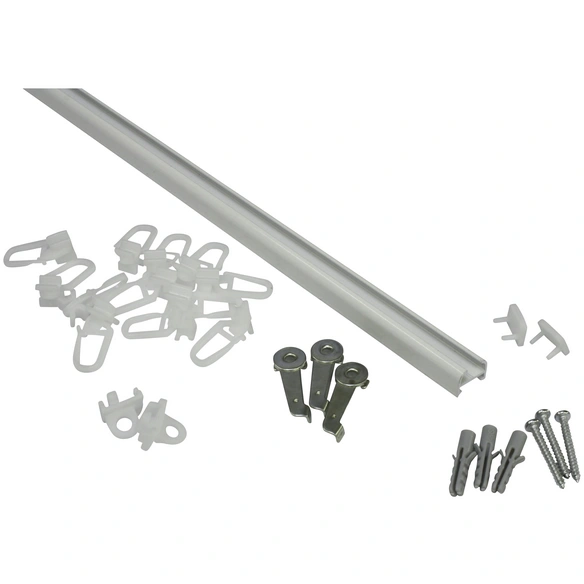 Aluminiumschiene, weiß, 1 Stück