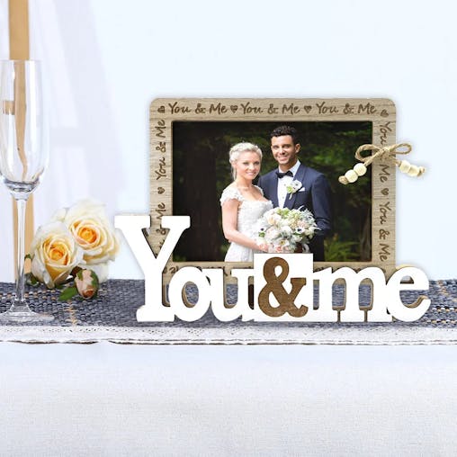 NNEOBA Love Heart Wedding Photo Frame