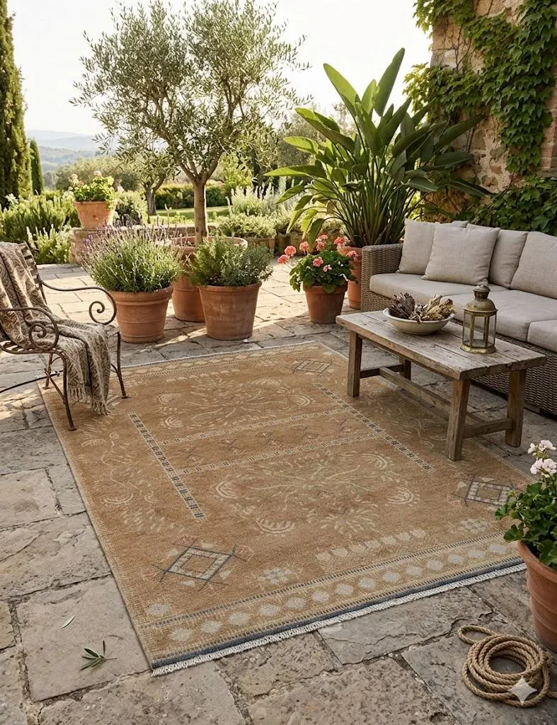 8x10 10x14 Theda Hand Knotted Wool Area Rug