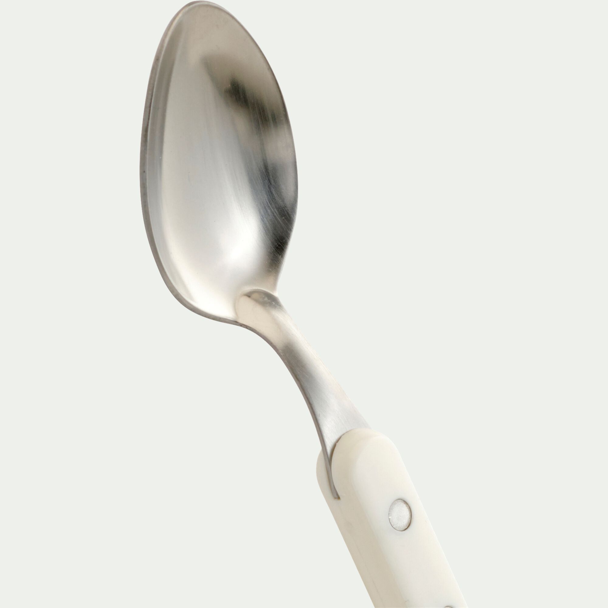 GAUDINA - Cuillère à soupe en inox - blanc