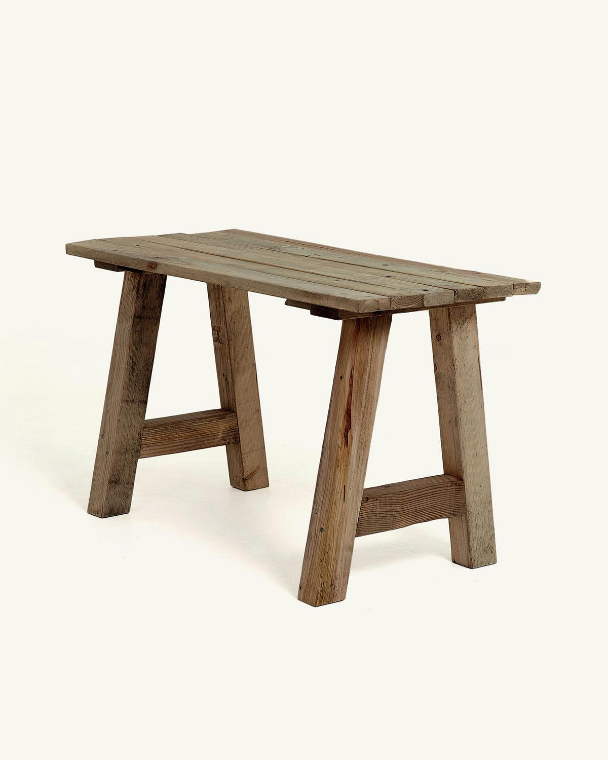 YEVA - Bureau en bois  de couleur marron