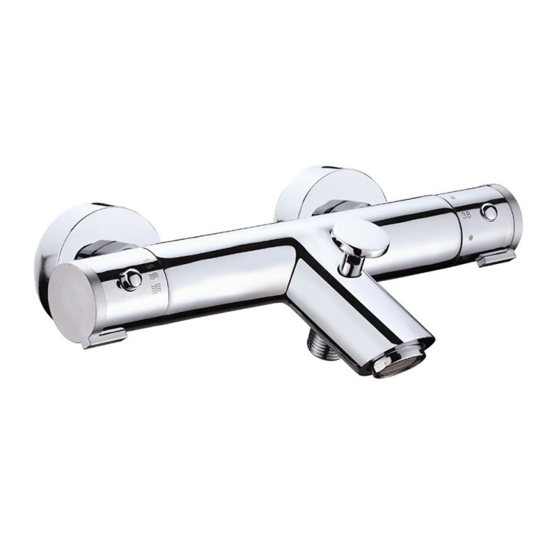 Mitigeur bain et douche Lugano chrome AQUATRENDS