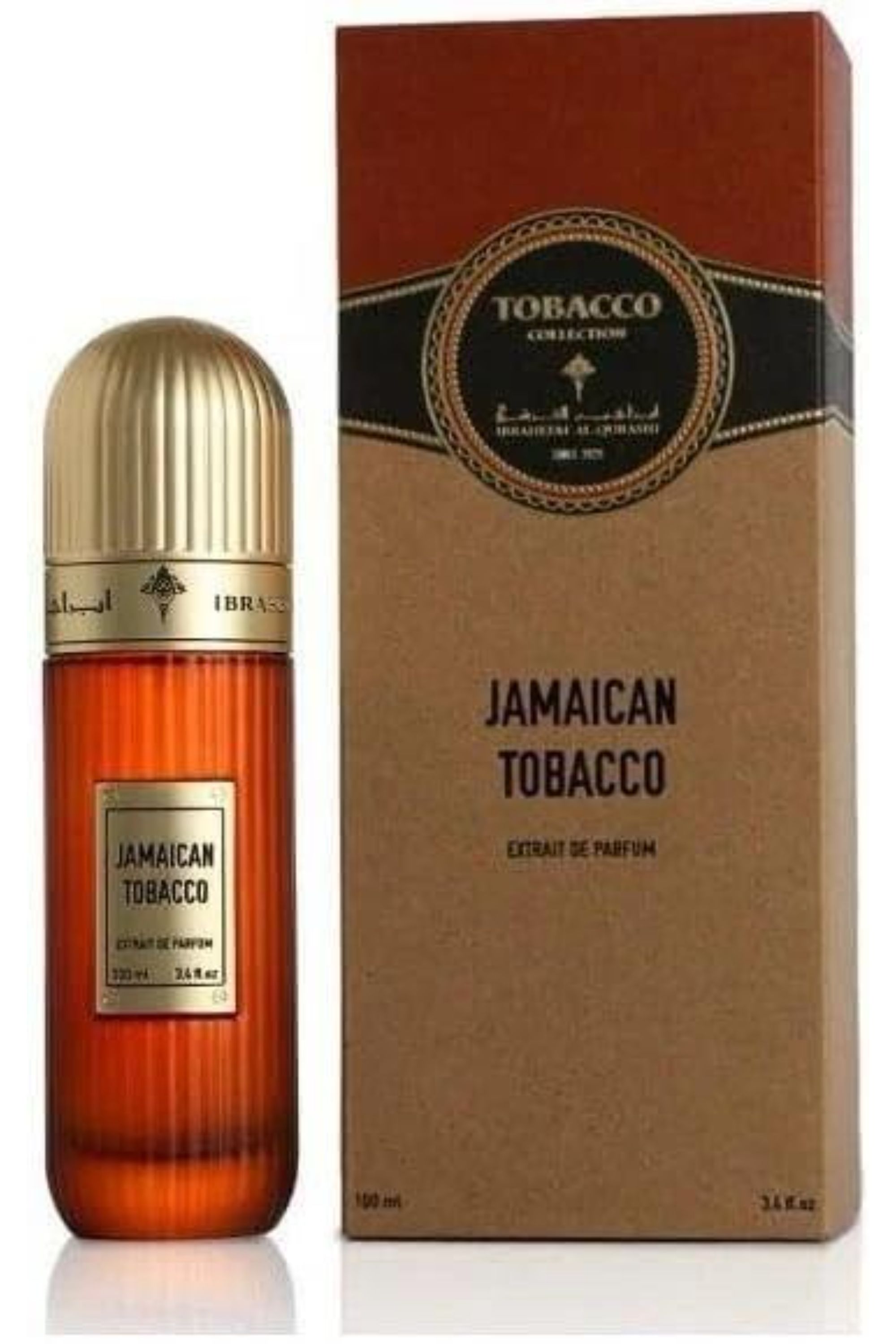 IBRAQ Jamaican Tobacco Extrait De Parfum 100ml Oriental Woody Fragrance