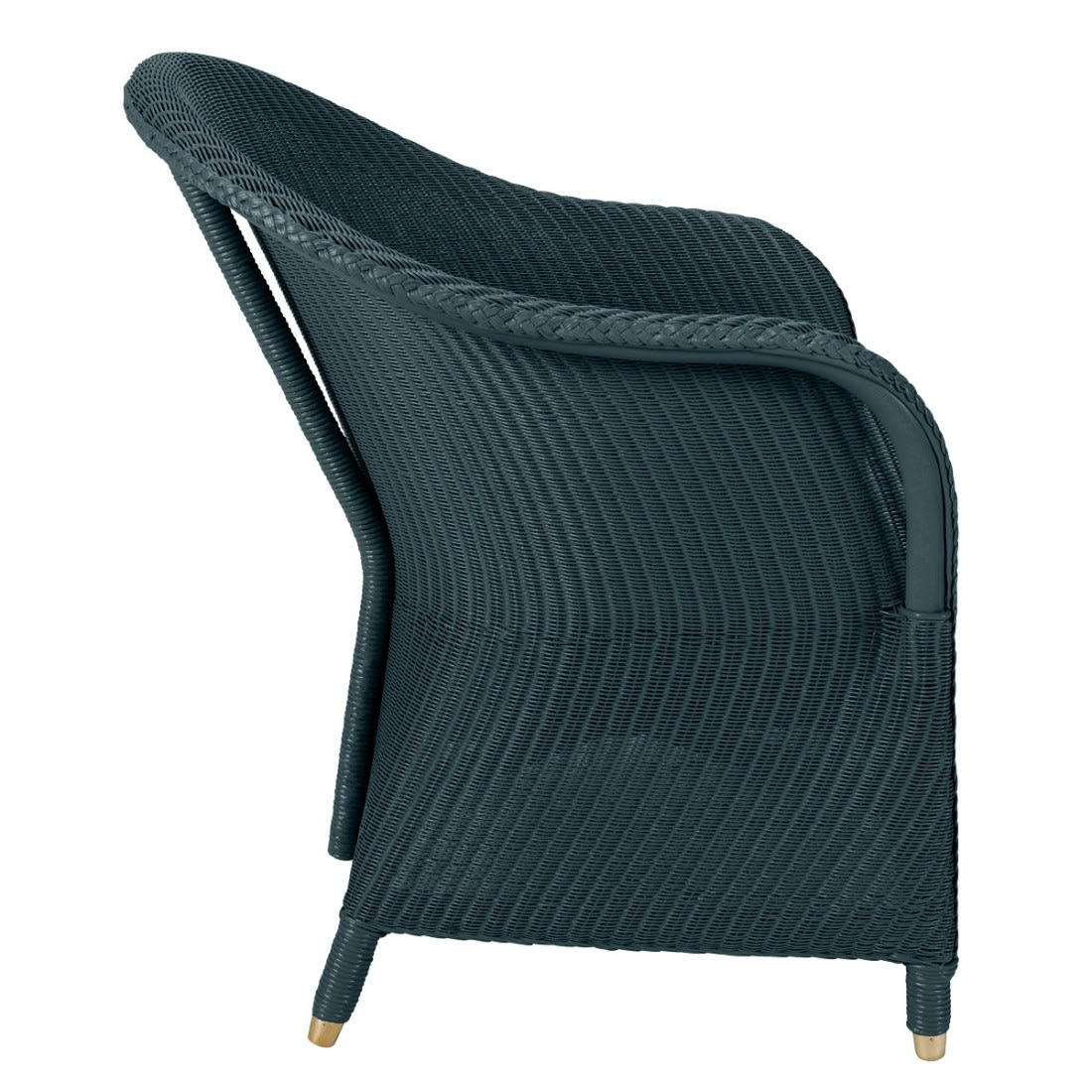SIDONIE - Fauteuil laqué en Lloyd Loom