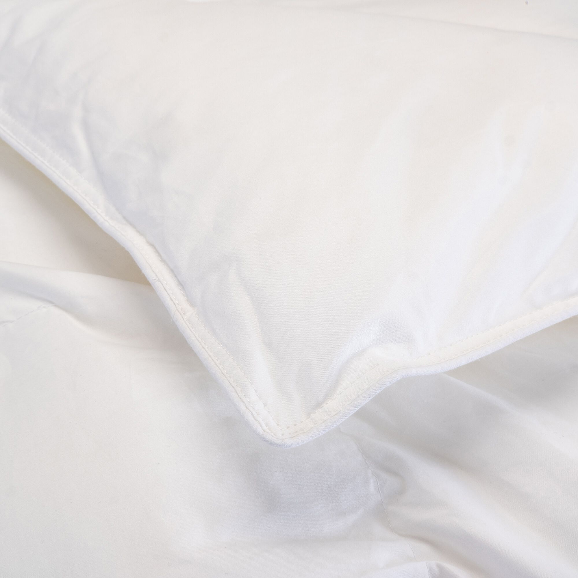 PANDORE - Couette tempérée percale de coton et fibre siliconée - 240x220cm