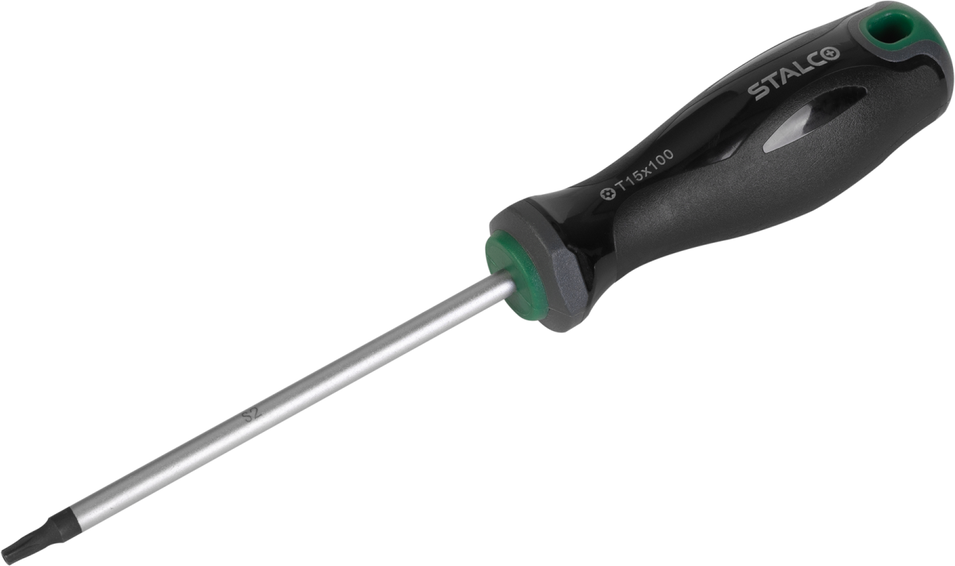 Wkrętak Torx z otworem T6x75mm STALCO S-12584