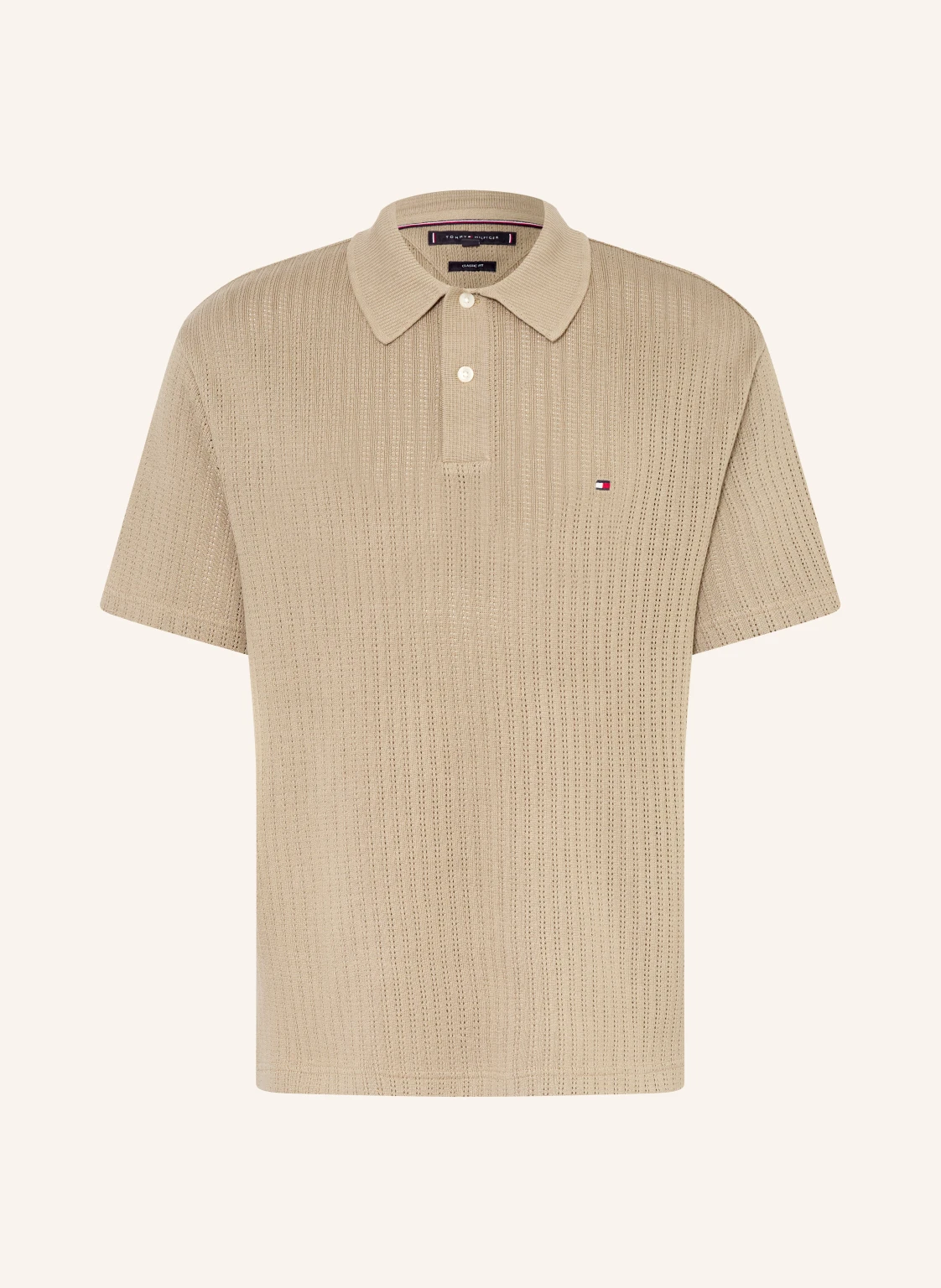 TOMMY HILFIGER Strick-Poloshirt Classic Fit