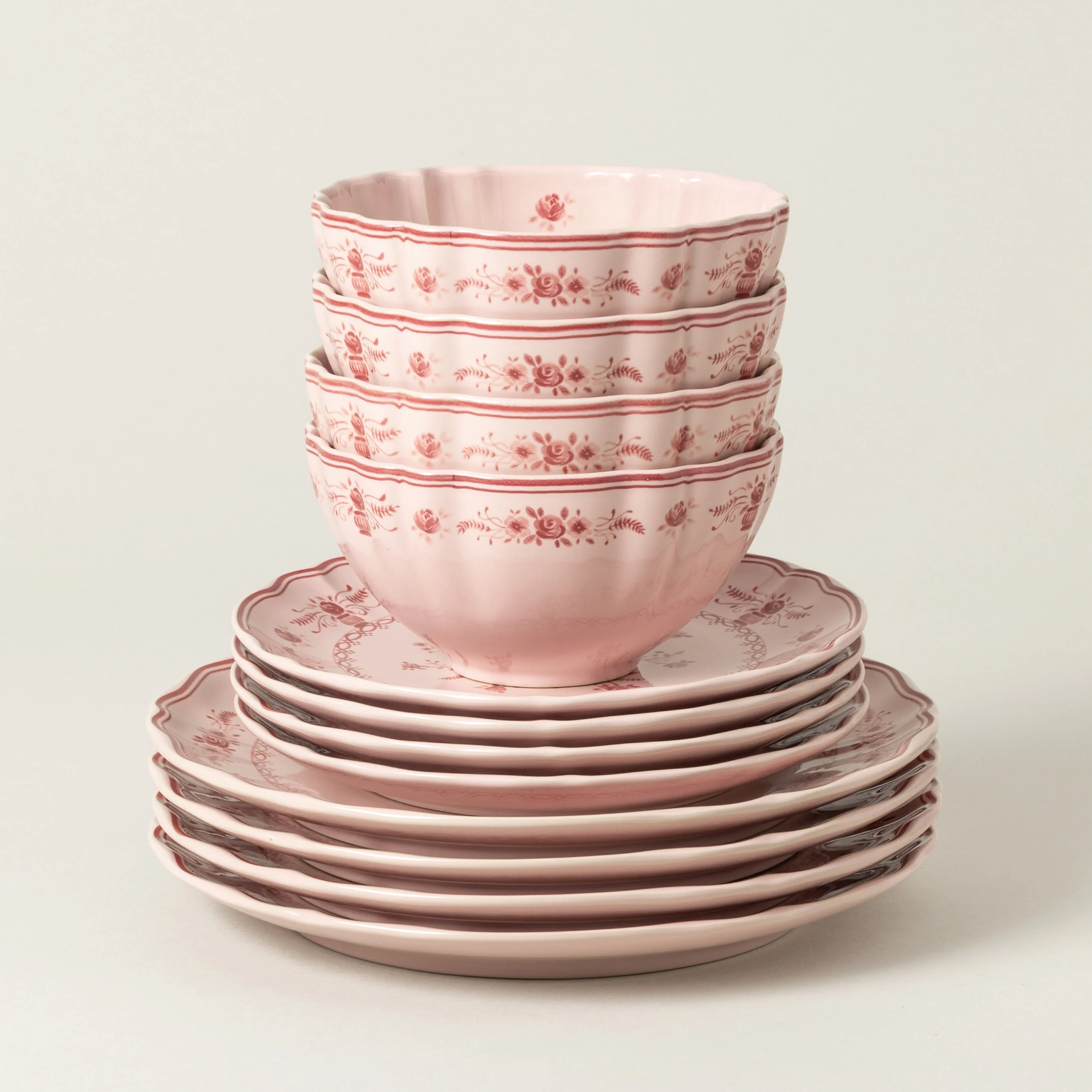 12-Piece Dinnerware Set with Bowl Vila