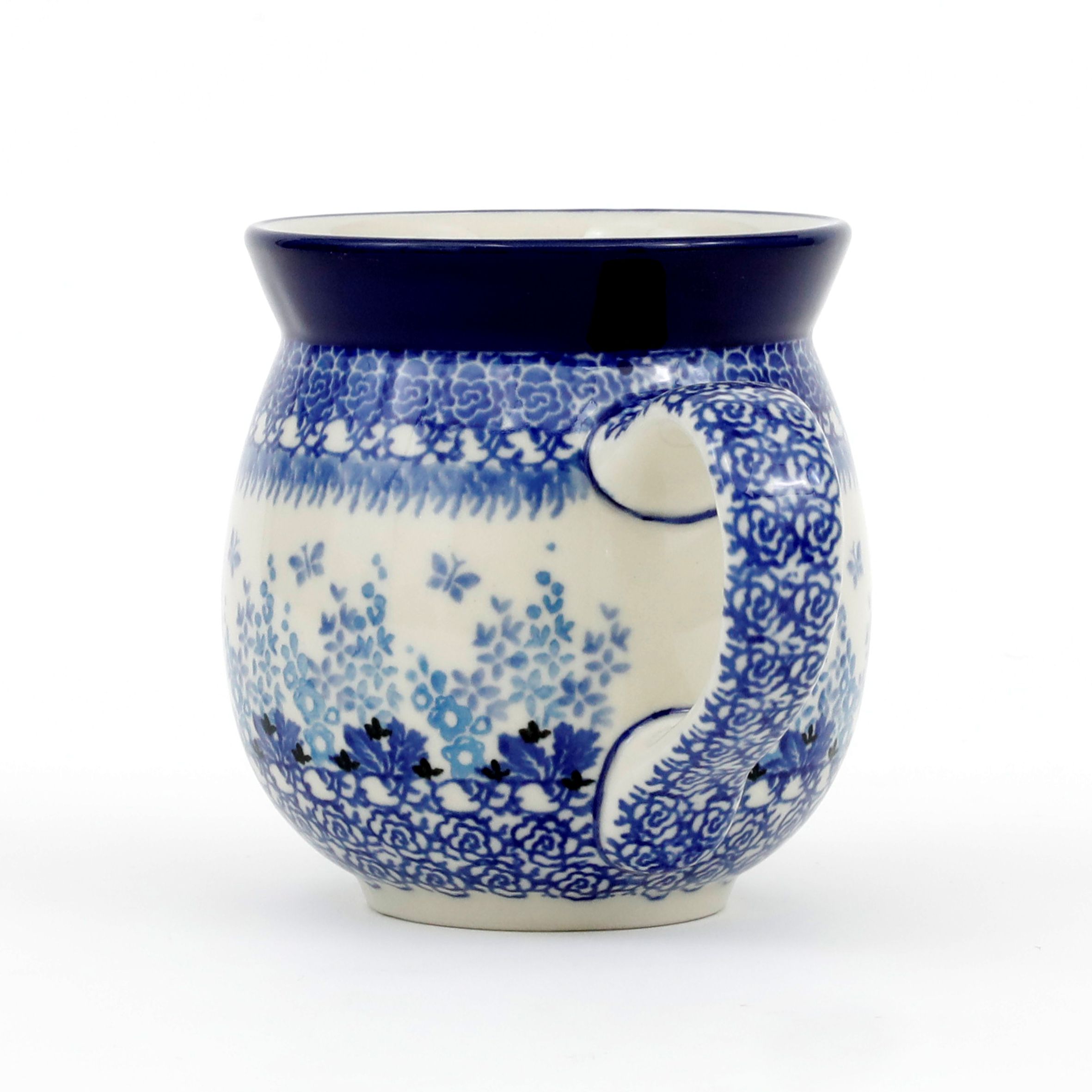 Kubek ceramiczny 073  3277X Kwiat ostróżki