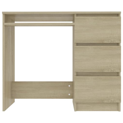 NNEVL Desk Sonoma Oak 90x45x76 cm Chipboard