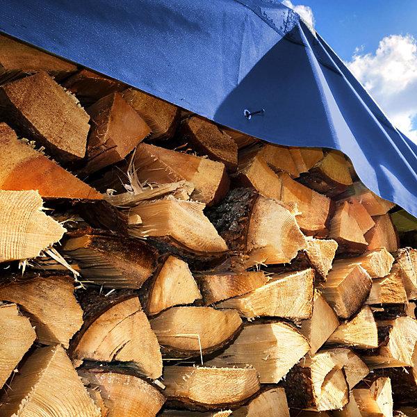 Bâche 6 x 8 m, feuille de protection bleue de 60 g/m² d'épaisseur