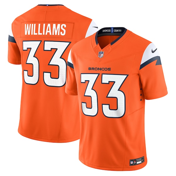 Javonte Williams Denver Broncos Nike Vapor F.U.S.E. Limited Jersey - Orange
