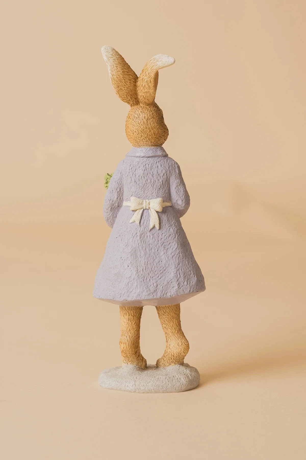 Mom Bunny Holding Carrot Basket