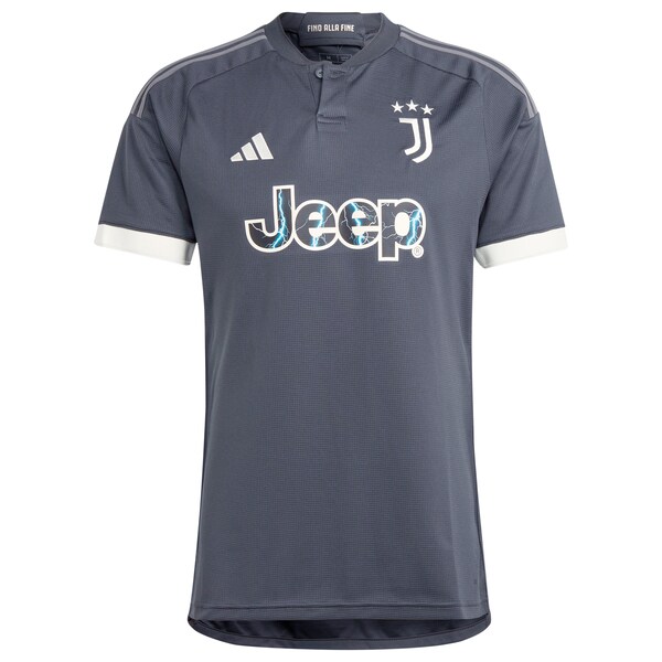 Juventus adidas Youth 2023/24 Third Replica Jersey - Gray