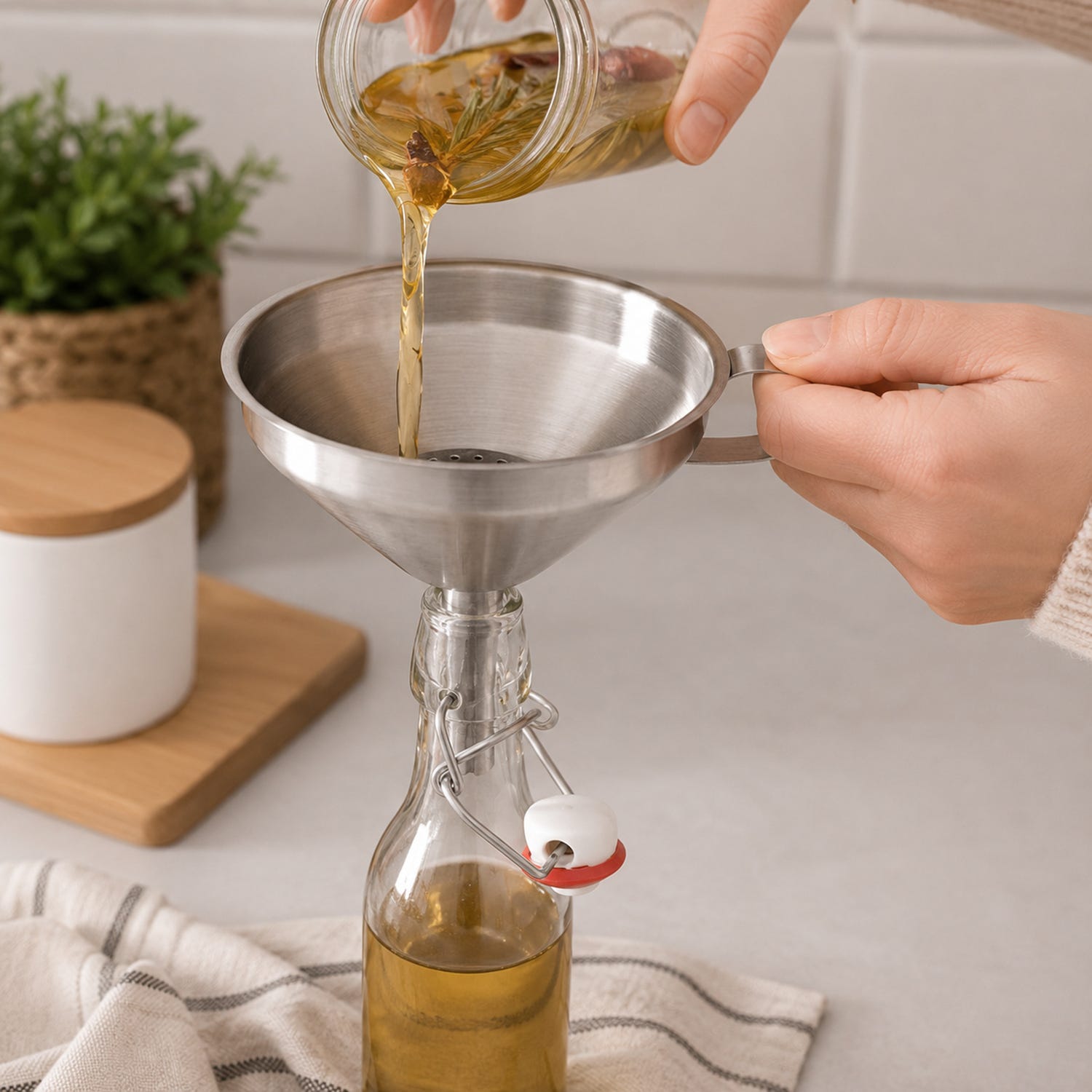 Imbuto Kasanova, in acciaio inox