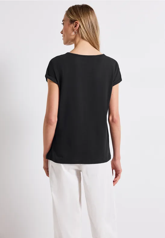 Basic Shirt mit Print