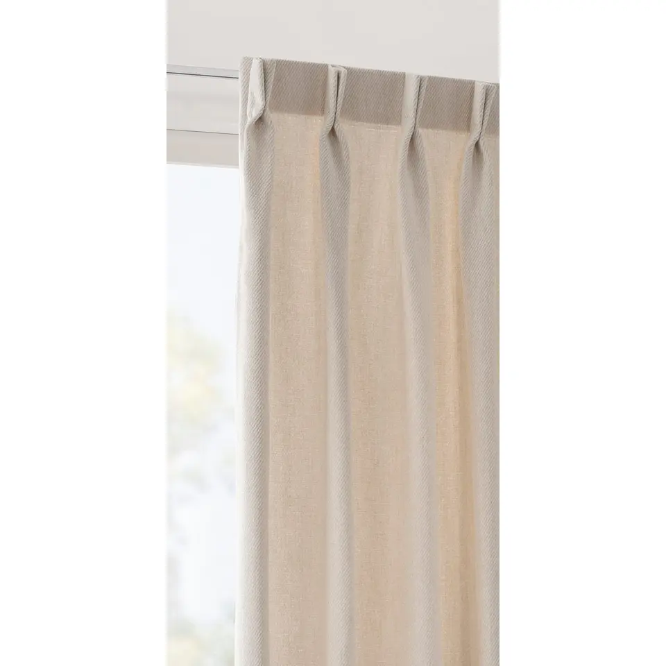 Gordijnstof Tristan lichtdoorlatend - wit