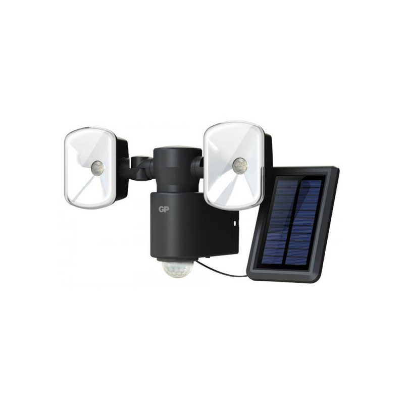Projecteur LED solaire Safeguard RF4.1 Hybride noir 3 W GP