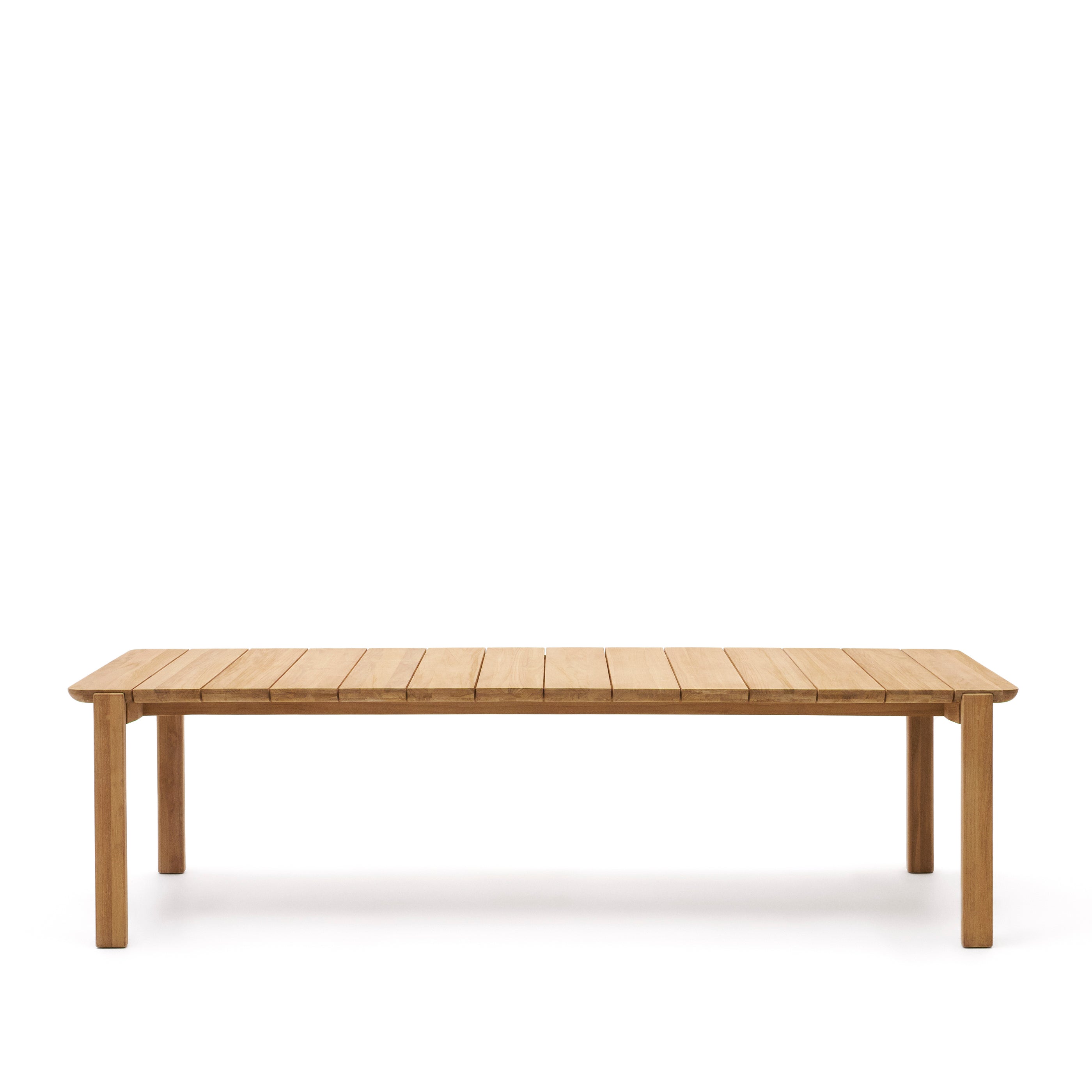 Kave Home - Tafel Icaro van FSC 100% massief teakhout 220 x 102 cm