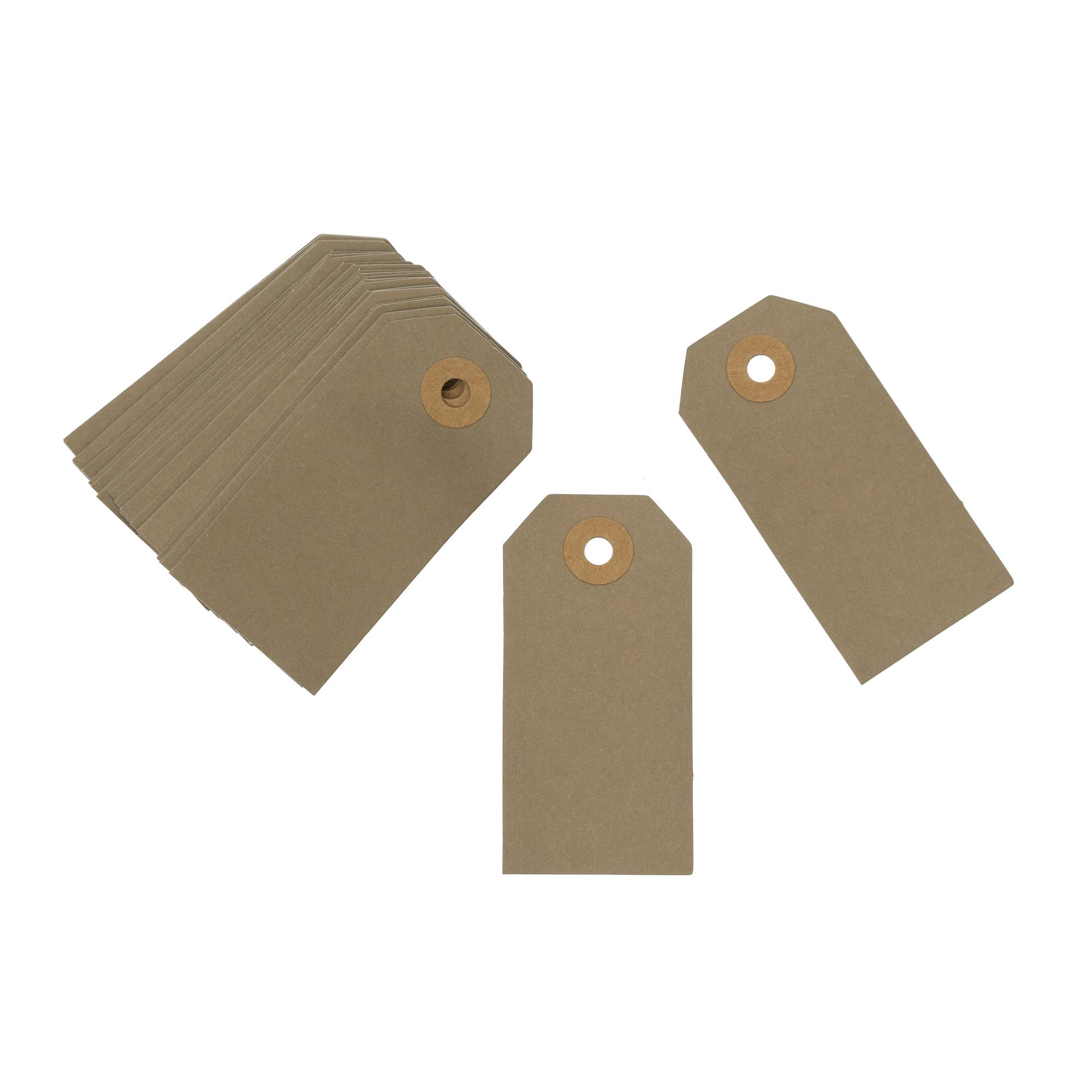 Kraft Brown Luggage Gift Tags 8cm 24 Pack