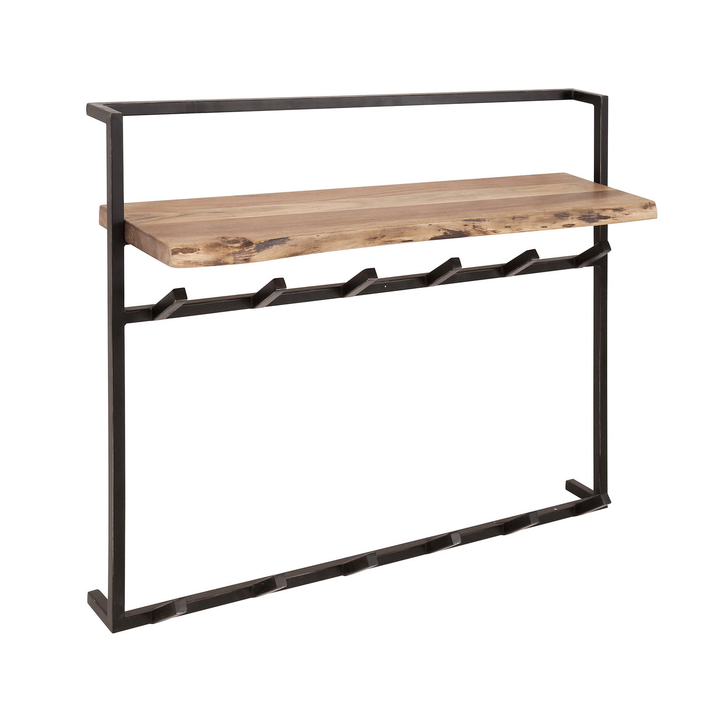 Giga Meubel Kapstok Air - Naturel Hout - 12-Haken - 30x100x80cm