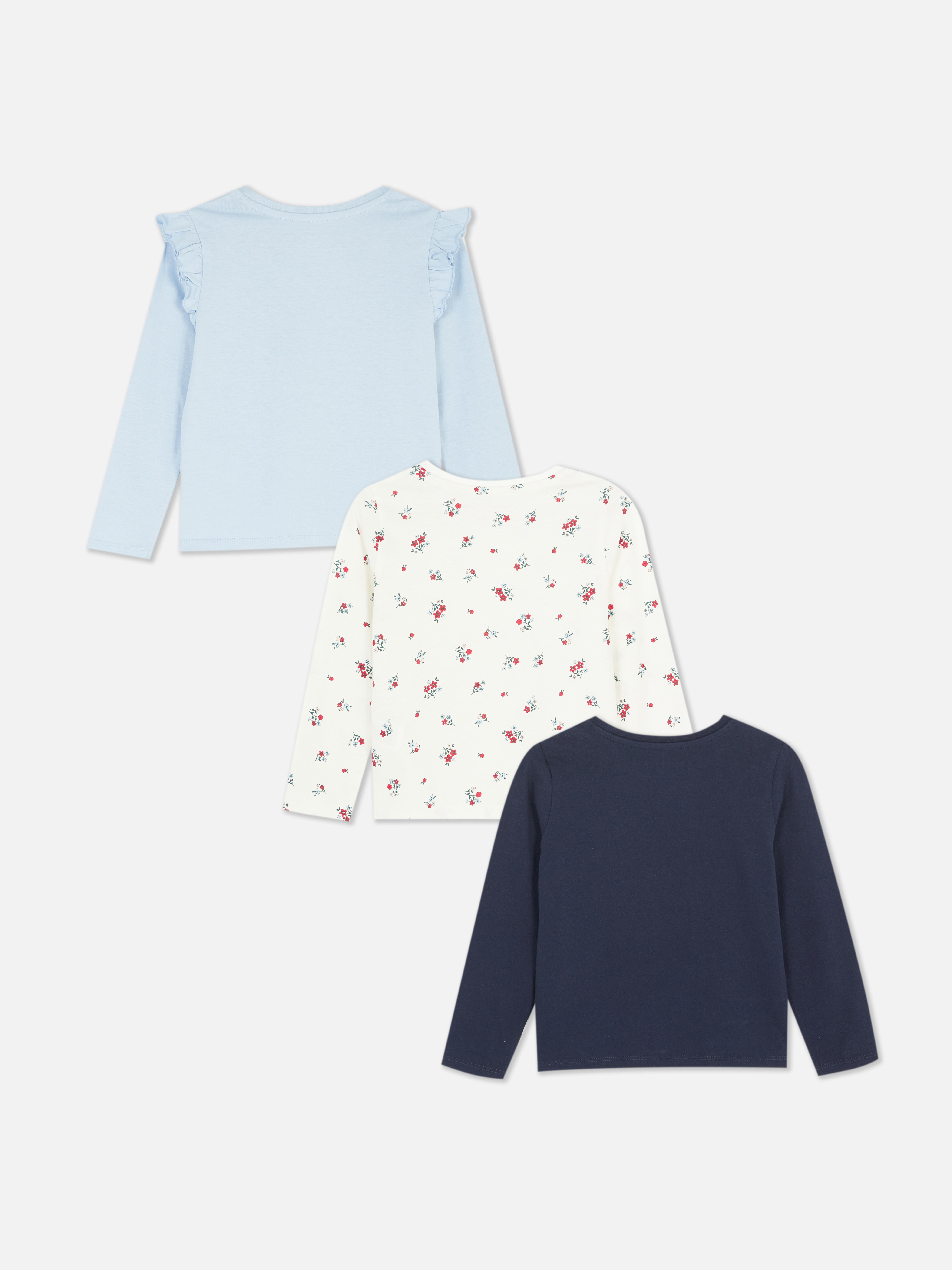 1.5-8yrs | 3pk Long Sleeve T-Shirts