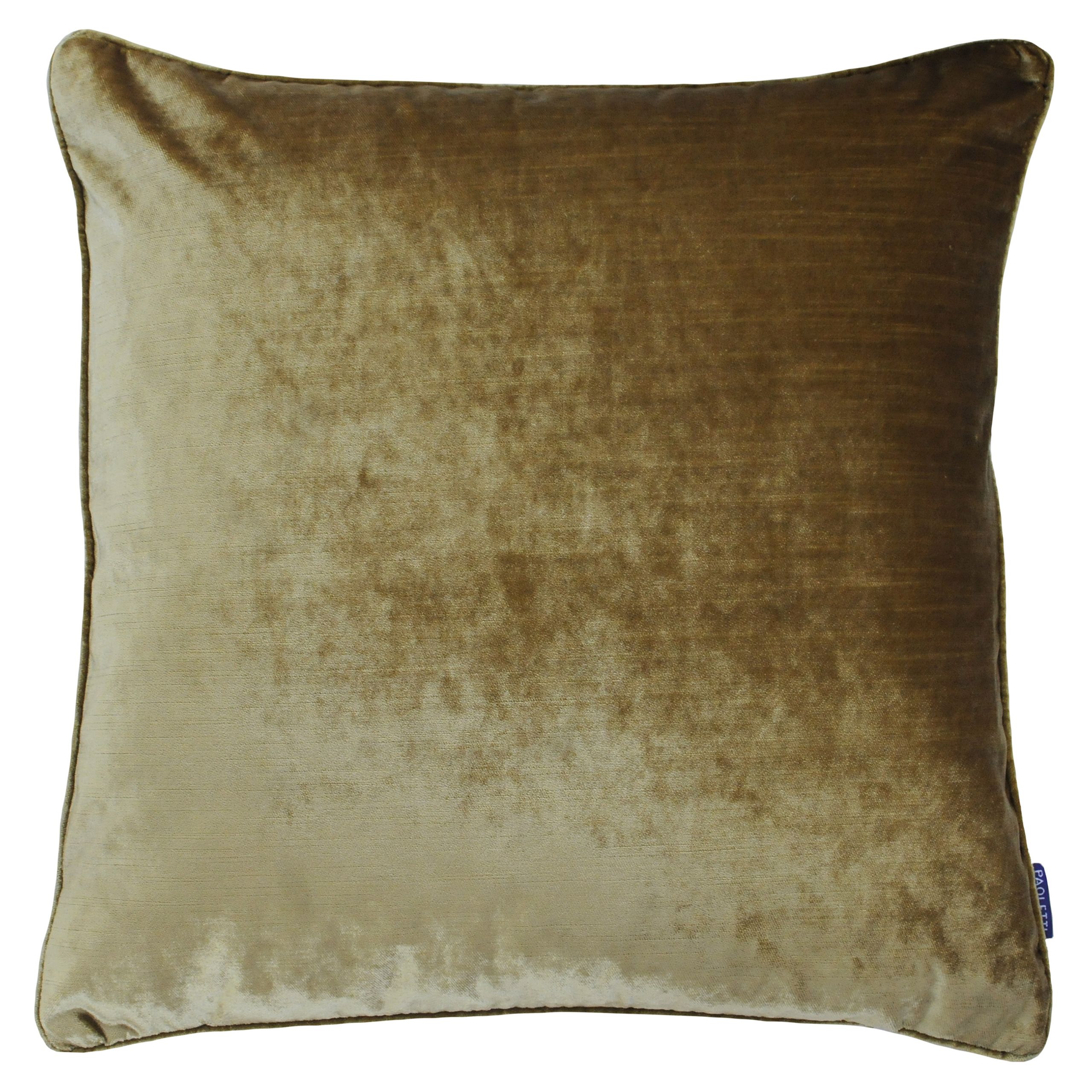 Paoletti Luxe Velvet Piped Cushion