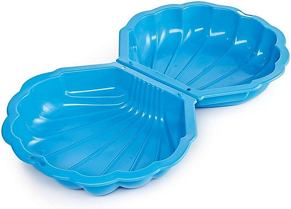 Bac à sable en plastique en forme de coquillage pour jardin, piscine