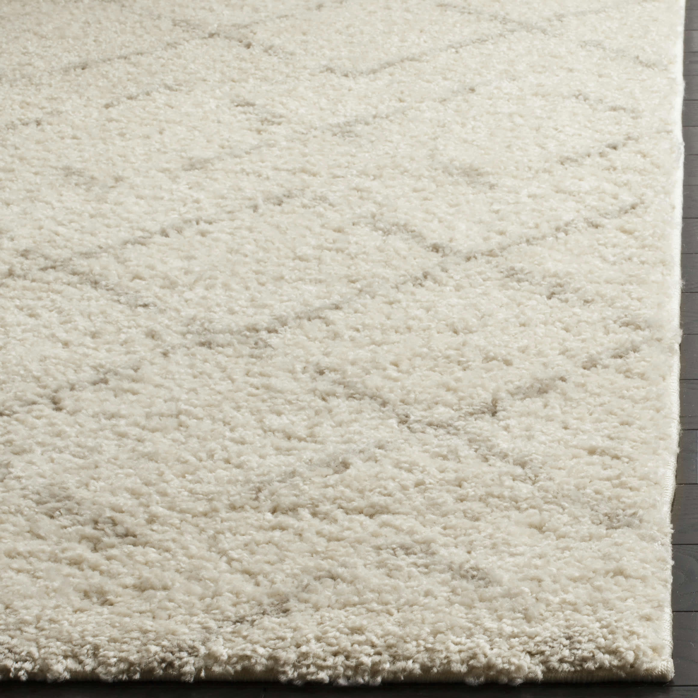 ARIZONA SHAG - Tapis de salon interieur en  ivoire & beige, 155 x 229 cm