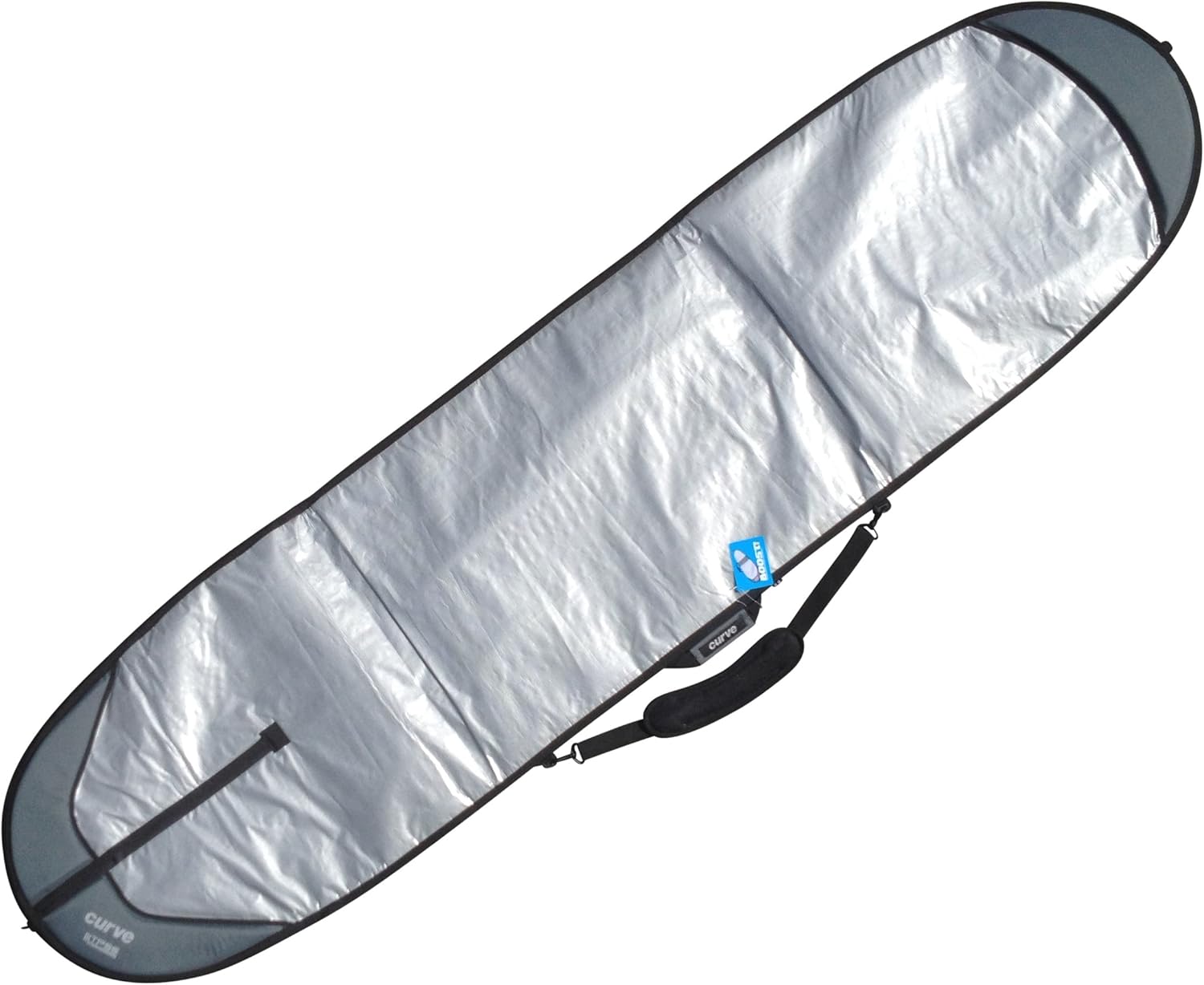 Curve Surfboard Travel Board Bag Longboard Single 7'6, 8'2, 8'8, 9'2, 9'6,10'2, 10'8, 11'2, 12'2 with 20mm Foam