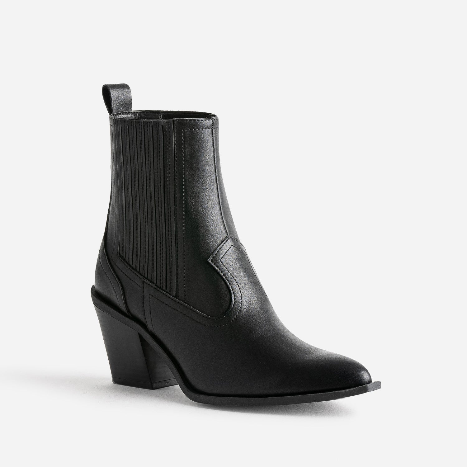 Boots Western TEXTO noir