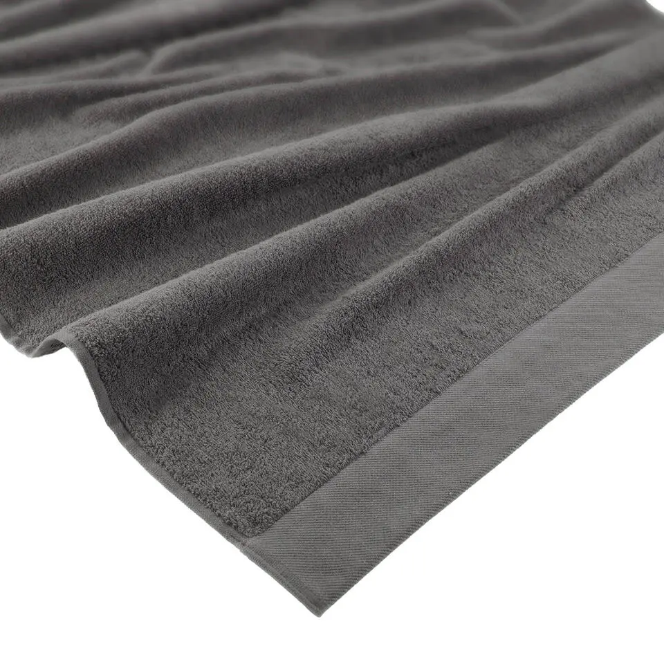 Walra badlaken - antraciet - 70x140 cm