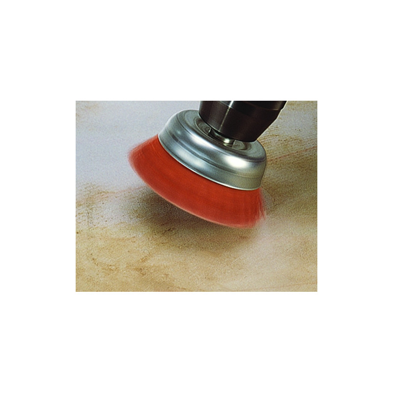 Brosse soucoupe à gros grains Ø 65 mm WOLFCRAFT