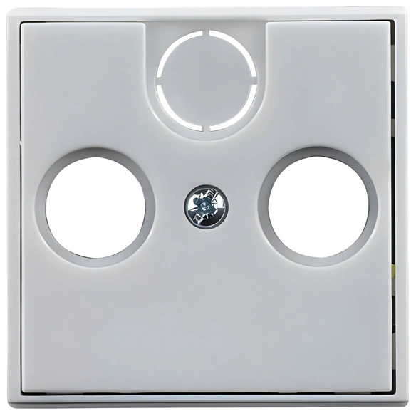 Optima Abdeckung Antenne TV/RF, Weiß, Kunststoff