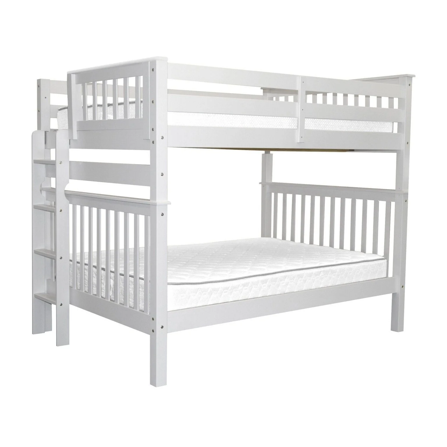Taylor & Olive Trillium Full over Full Bunk Bed with End Ladder