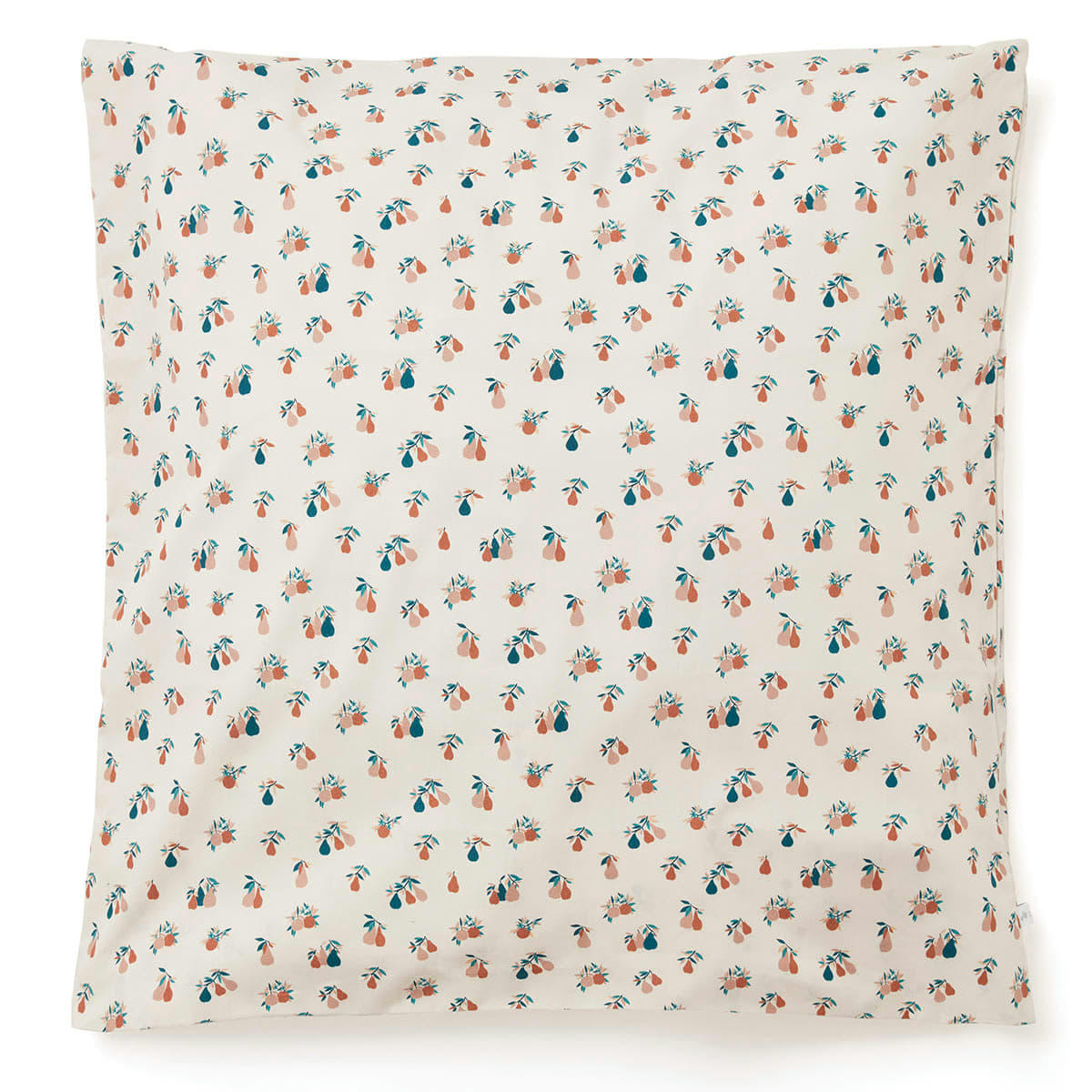 - Taie d'oreiller en coton bio Poires d'automne (65x65 cm)