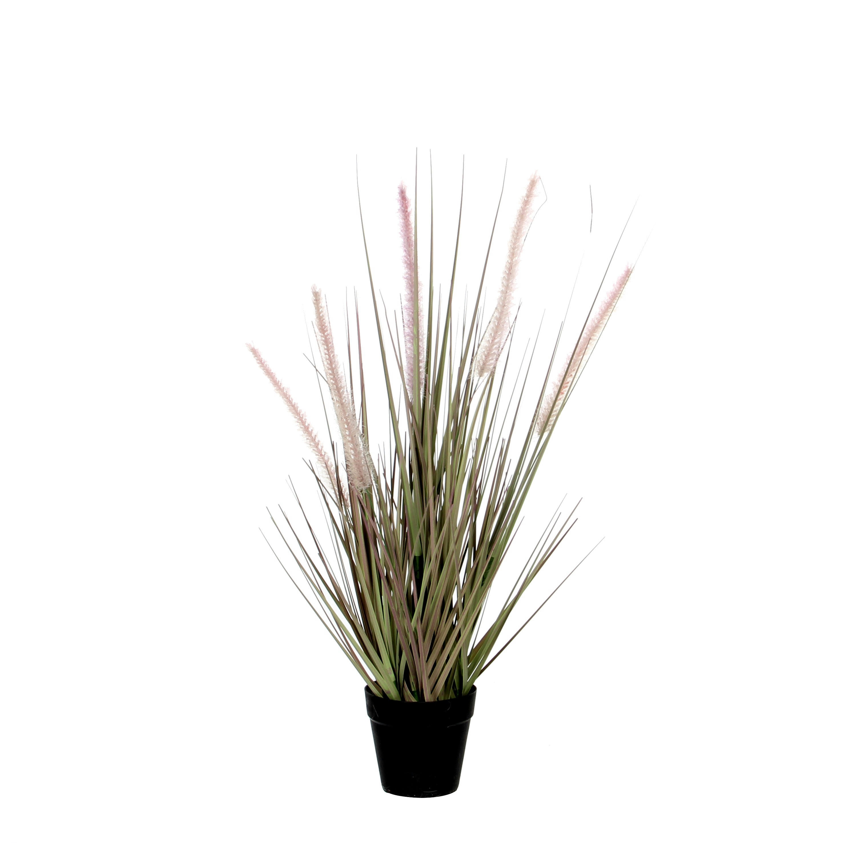 - Herbe dogtail artificielle violet en pot H53