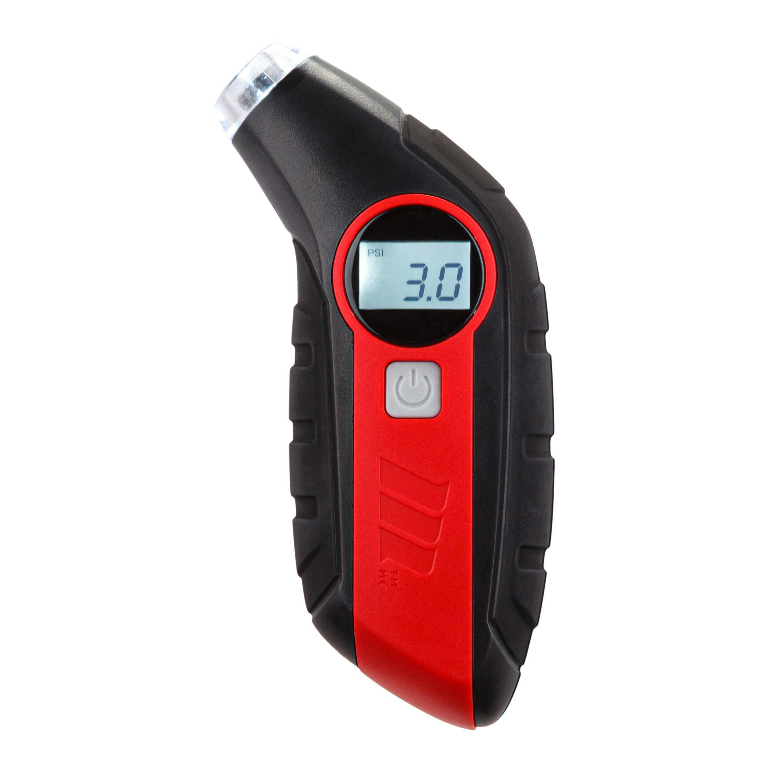 MotoMaster Digital Tire Pressure Gauge, w/ Light, 5-99 PSI