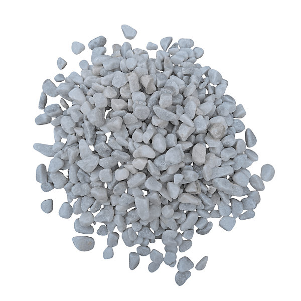 Kit Galets blanc et dalles stabilisatrices - Big Bag galet blanc roulé 8/12 1,5T et 20m2 dalles stabilisatrices blanches