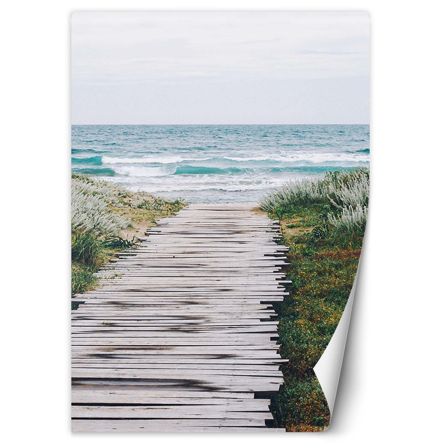 Feeby Fototapeta, Kładka nad morzem 100x140