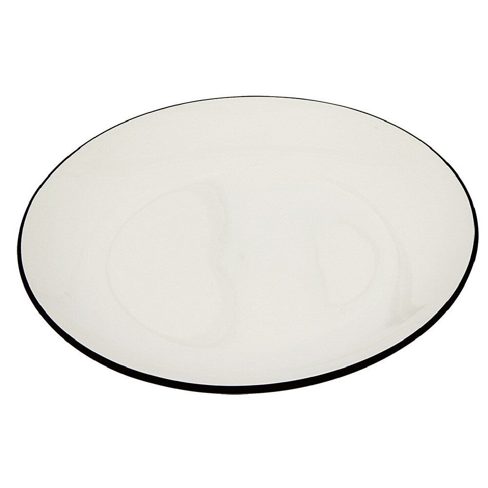 Assiette à dessert porcelaine dessous coloré Ø19cm (3 modèles)