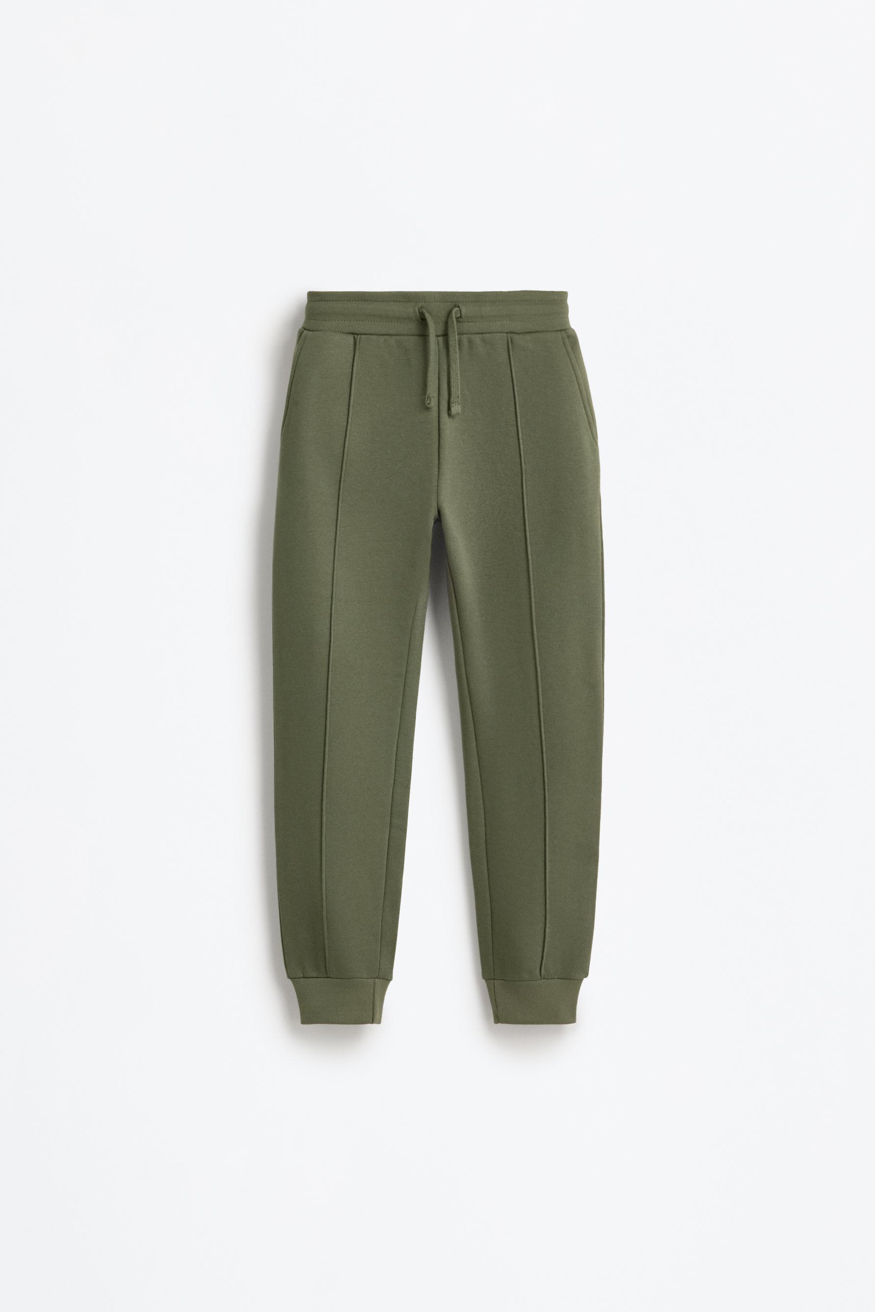 Pantalón de felpa costura
