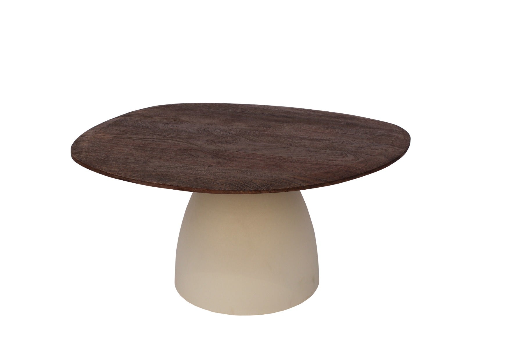 Brix salontafel Marron - beige - mangohout - 86cm