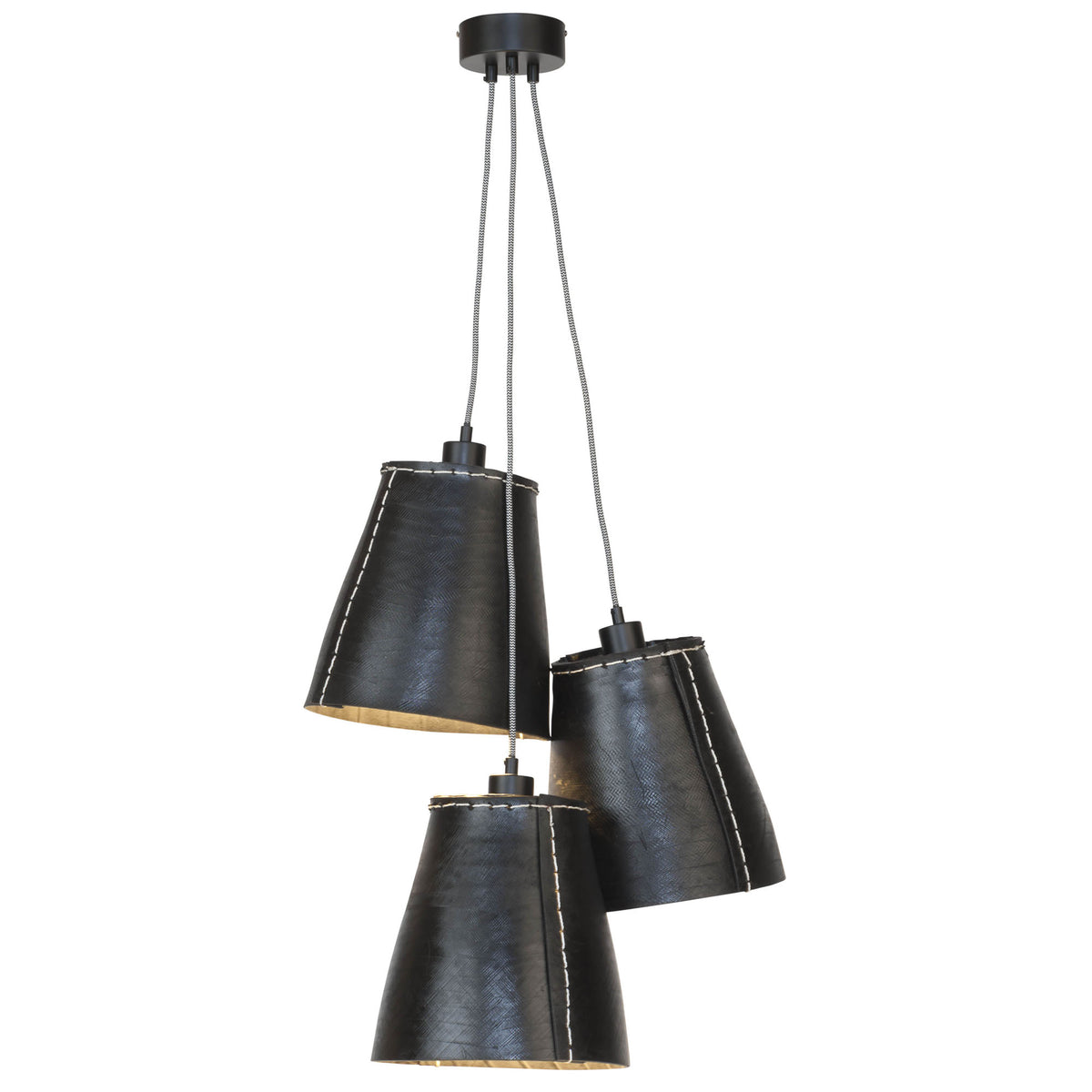 GOOD&MOJO hanglamp Amazon - zwart - 50x50x60cm