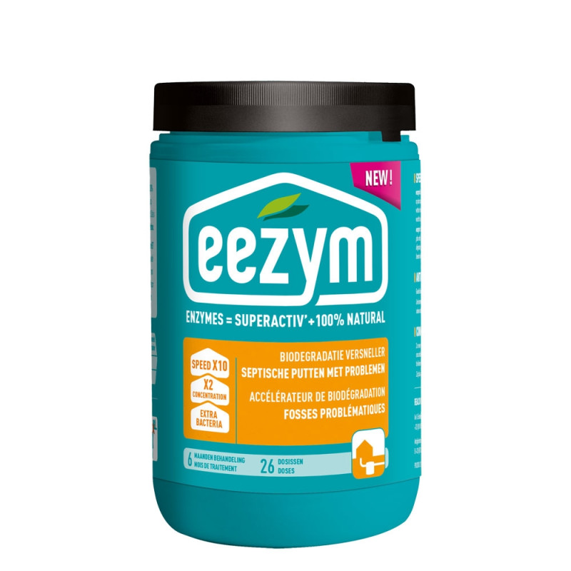 Accélérateur de biodégradation pour fosse problématique 26 doses EEZYM
