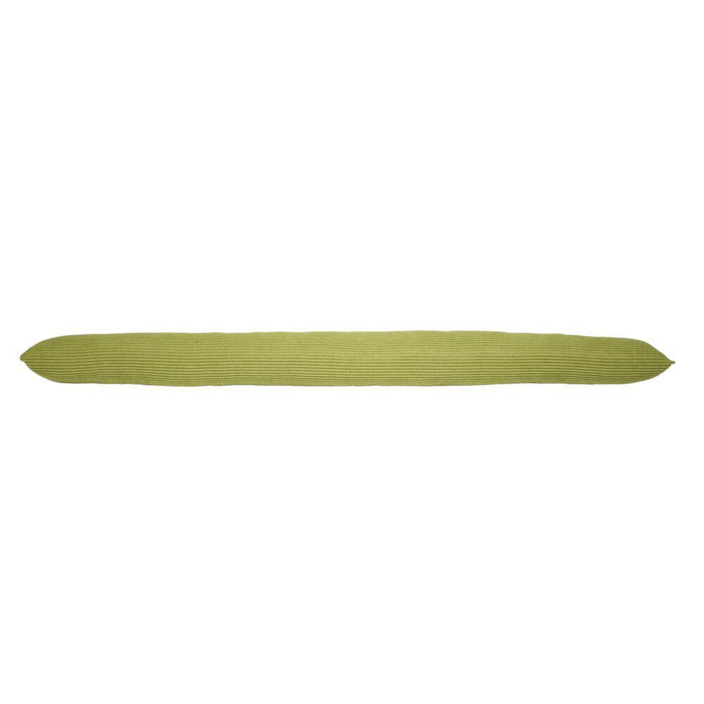 Boudin de porte côtelé polyester couleur unie Ø10x90cm (3 modèles)