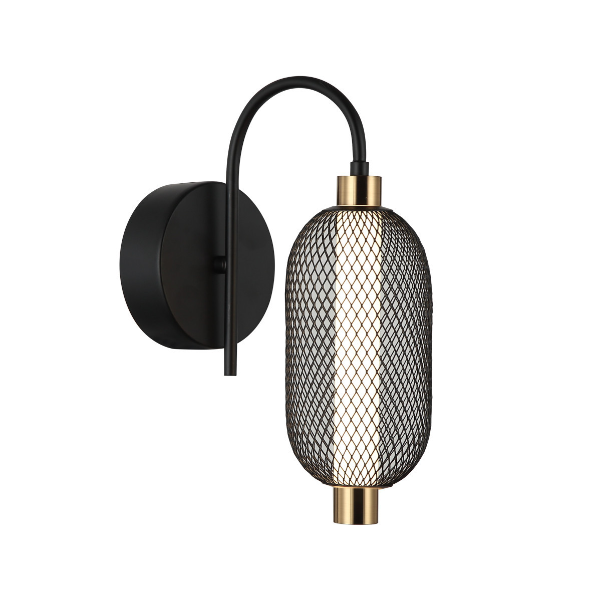 Kinkiet MARCOczarny-stal LED 1x6W 310lm wym:30x15x20cm IP20 Italux