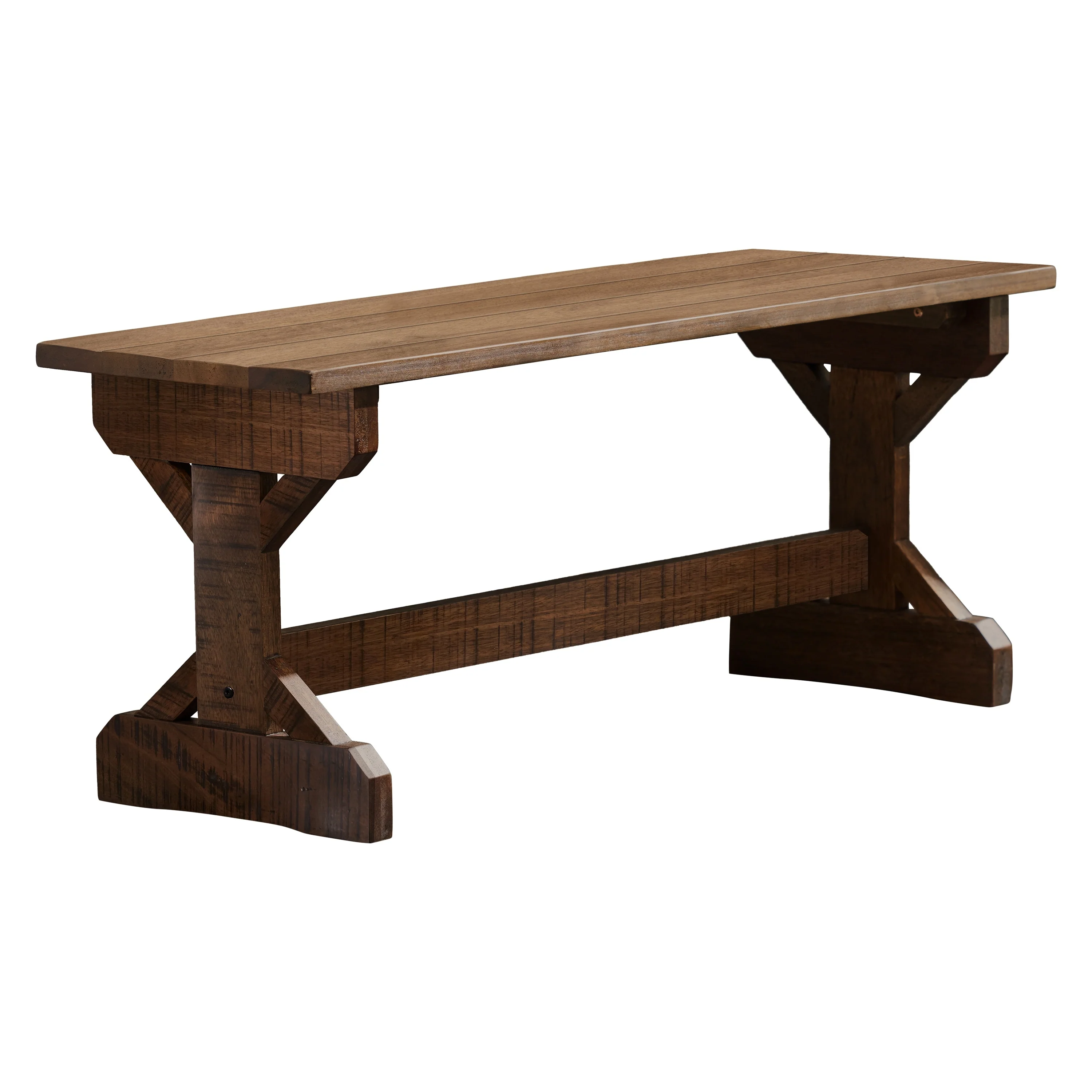 Backyard Discovery 46 Meranti Wood Farmhouse Bench, Entryway, Garden - 3'10 x 1'1